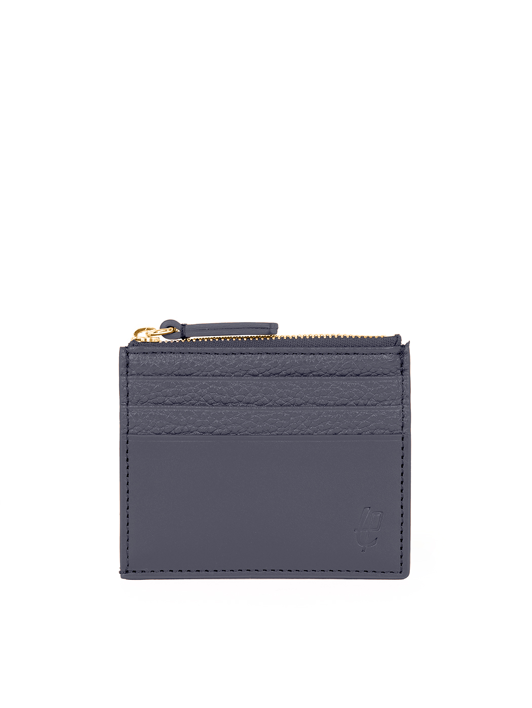 Slender Card Holder Mammut and Nappa Cuoio Navy Blue