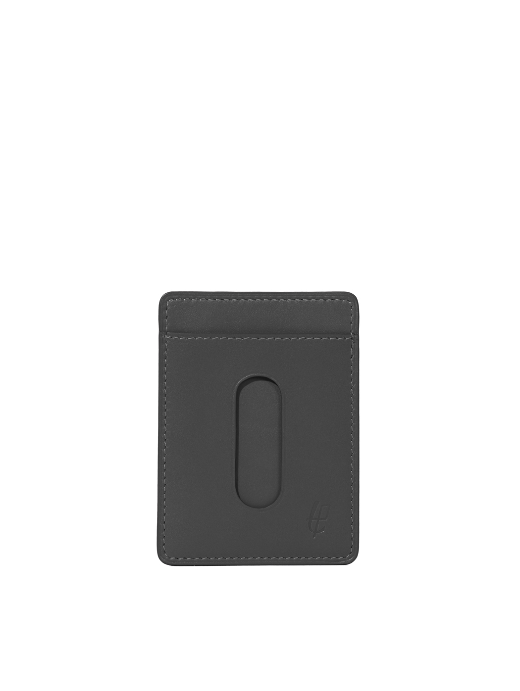 Slim Metro Card Holder Baranil Leather Black