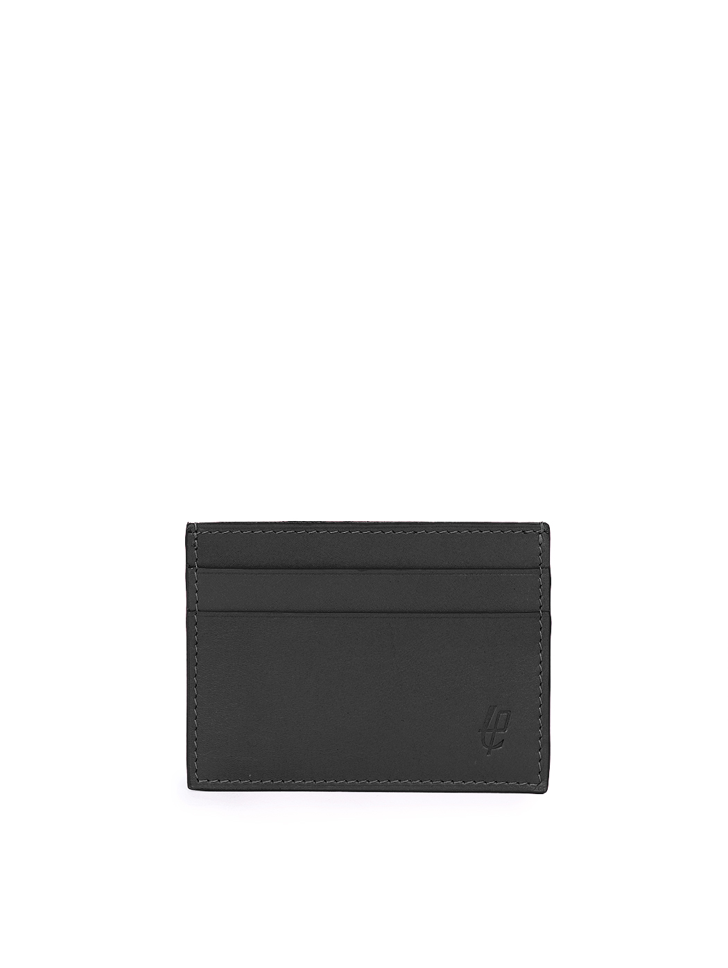 Slim Card Holder Leather Black
