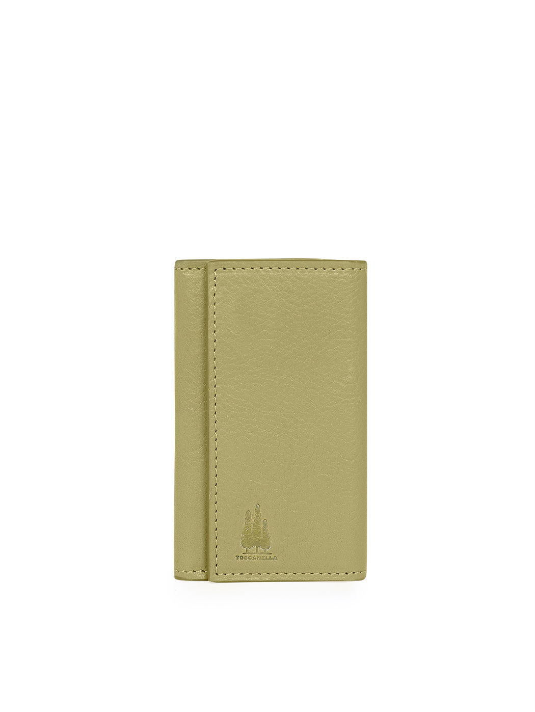 Key Case Holds 6 Keys in Leather Olive green