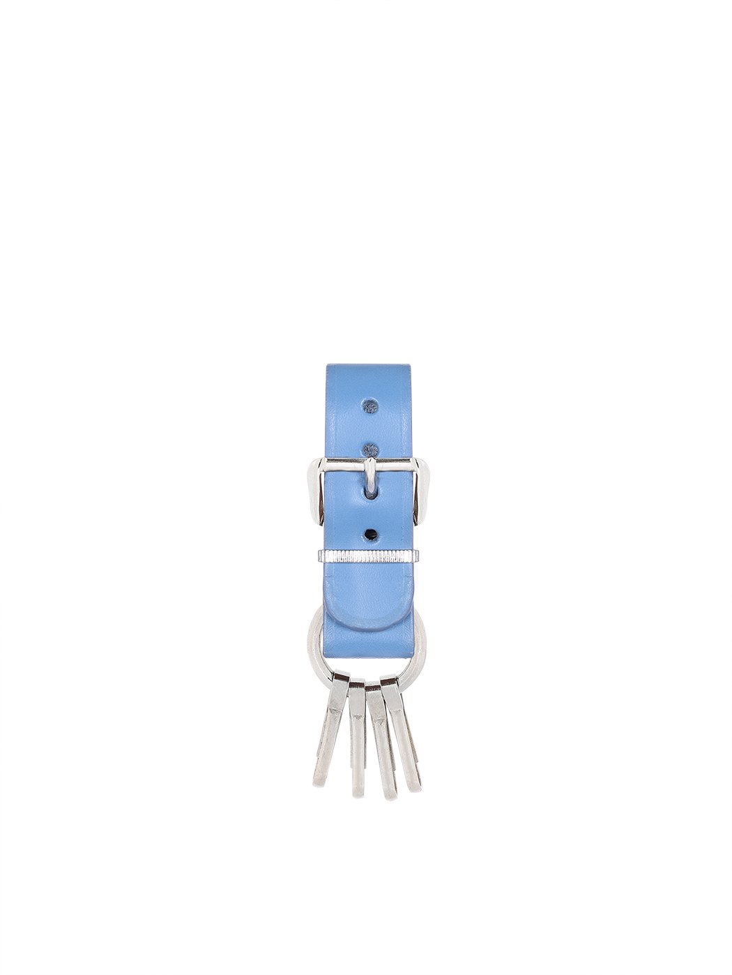 4-clips Key Lanyard Light blue