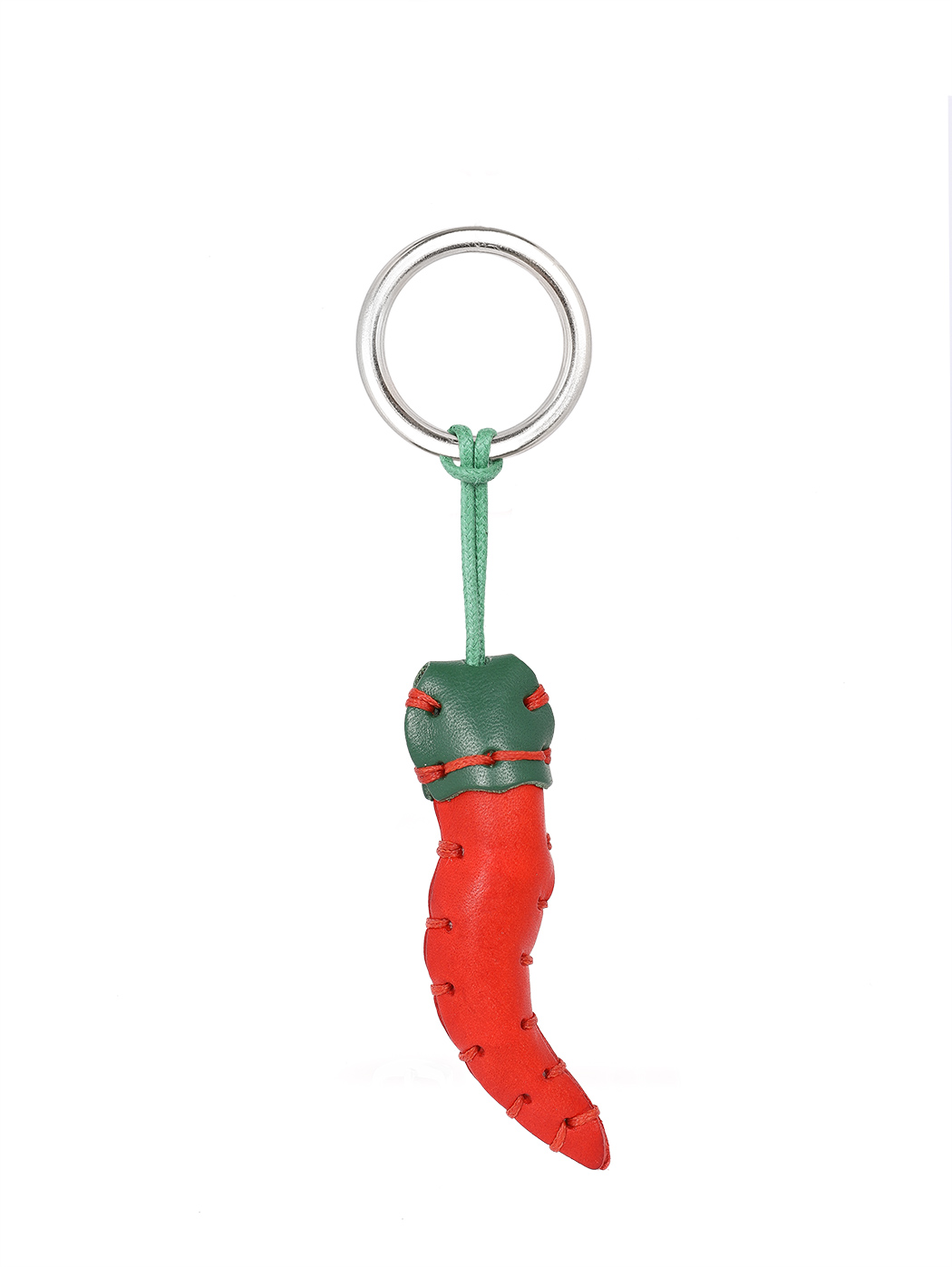 Keychain Leather Good Luck - Red Chili Pepper