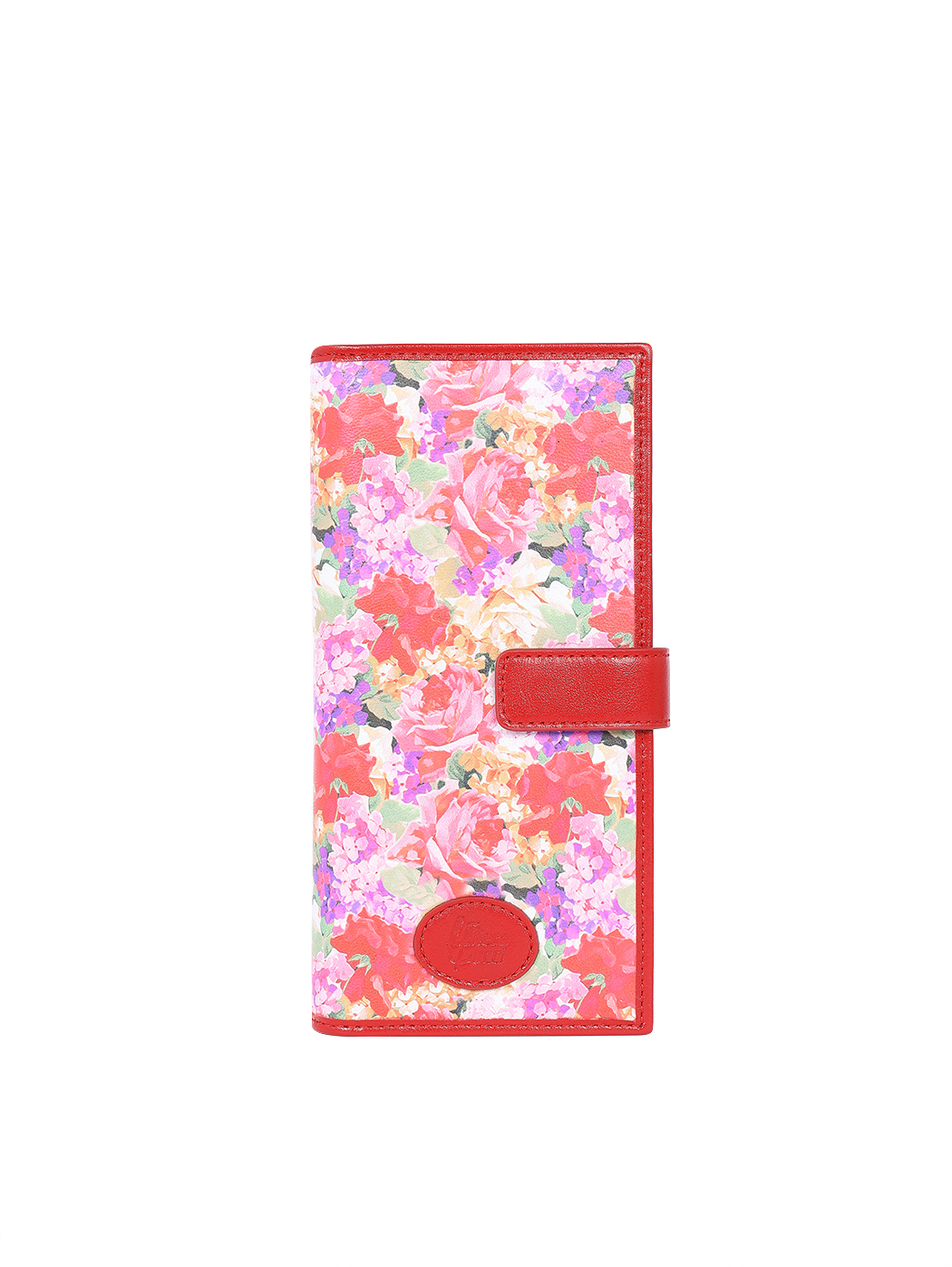 超薄长款卡包钱包 - Floré Red