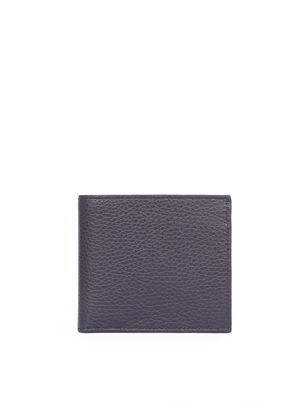 Pebble Leather Billfold Coin Pocket Wallet Blue