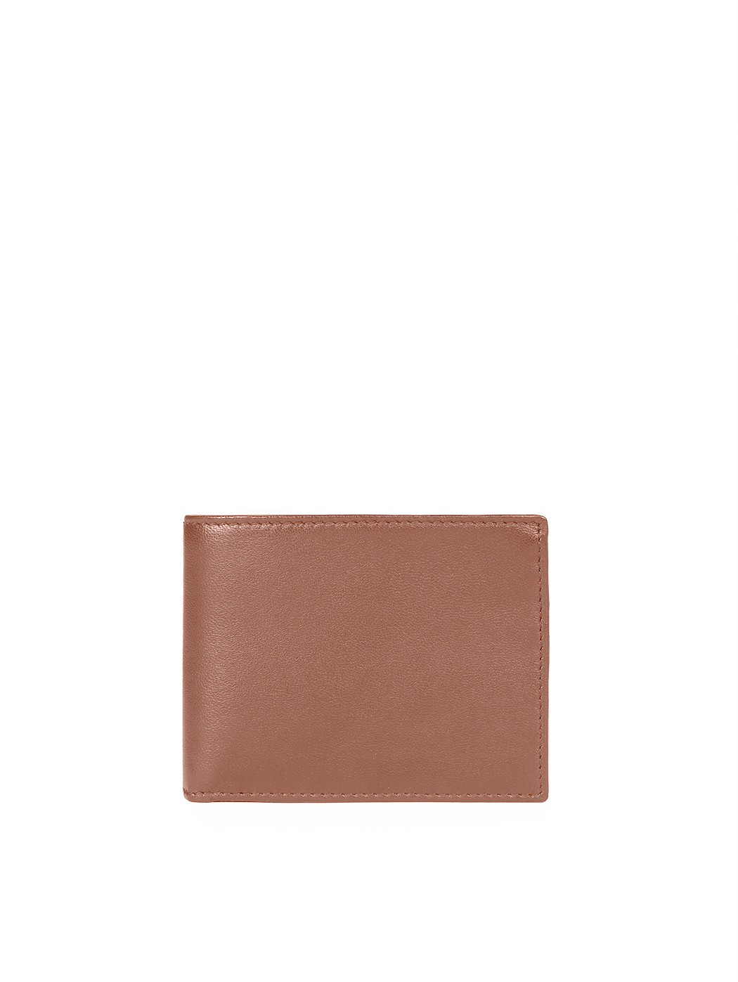 Slim Smooth Leather USD Bilfold Card Wallet Cuoio Tan