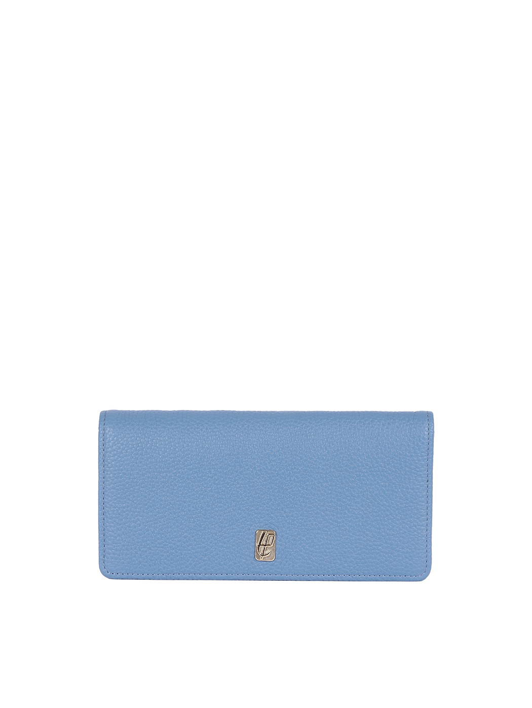 Continental Leather Bifold Card Wallet Sky Blue