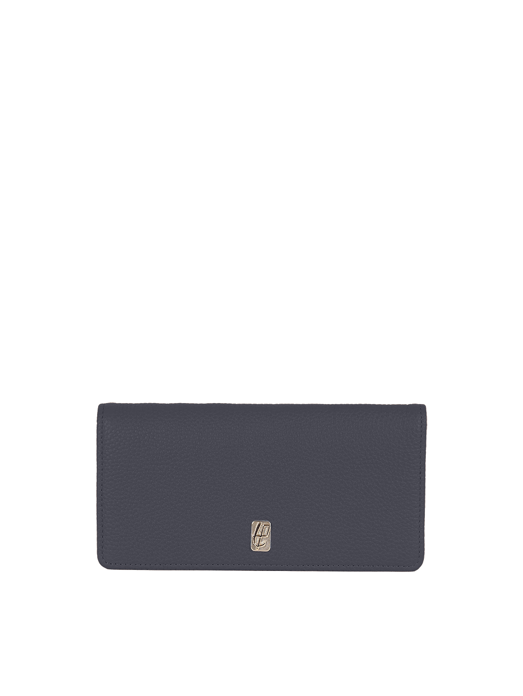 Continental Leather Bifold Card Wallet Navy Blue