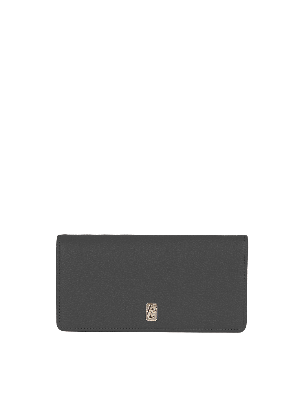 Continental Leather Bifold Card Wallet Jet Black