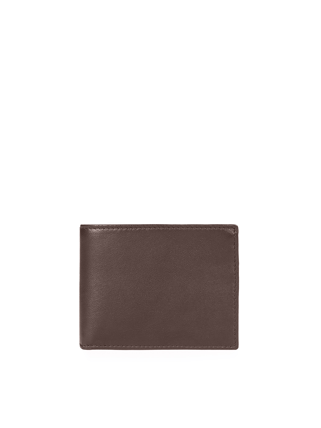 Slim Smooth Leather USD Bilfold Card Wallet Brown