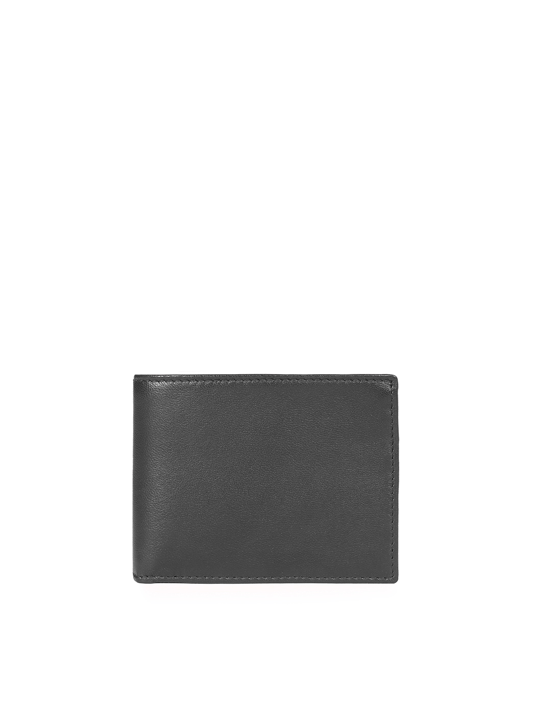 Slim Smooth Leather USD Bilfold Card Wallet Black