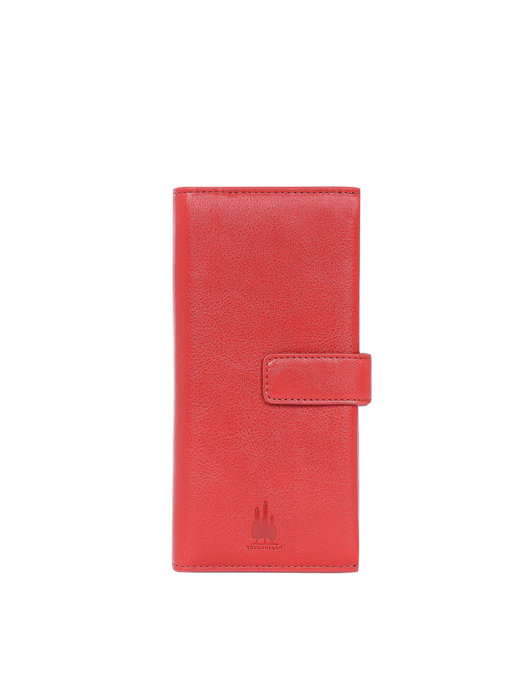 Long Wallet with Strap Red