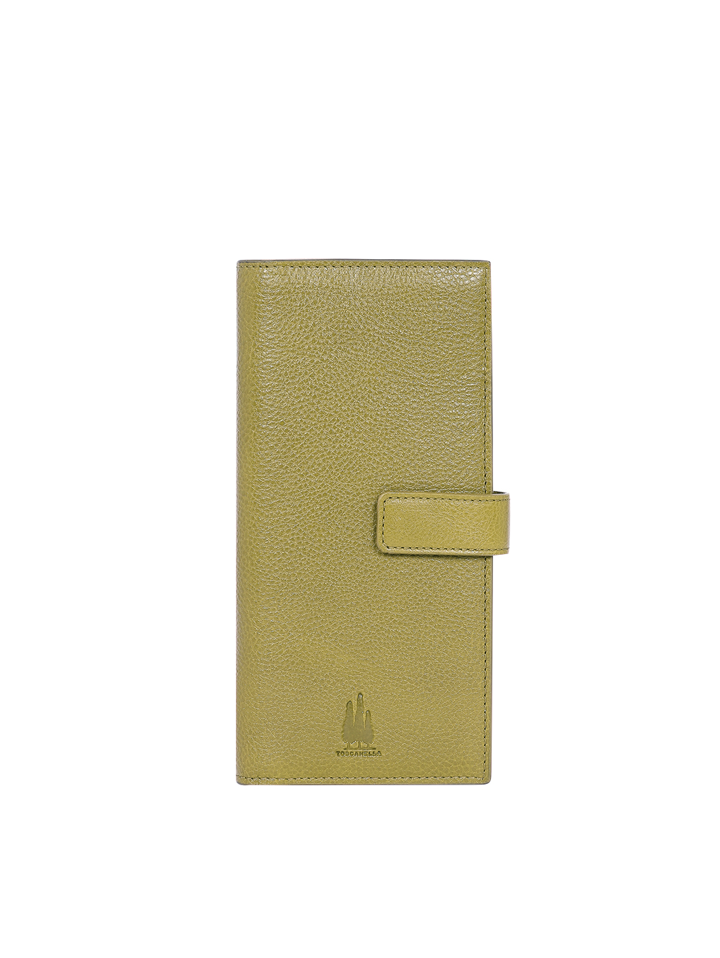 Женский кошелек со слотами под карточки оливковый зеленый