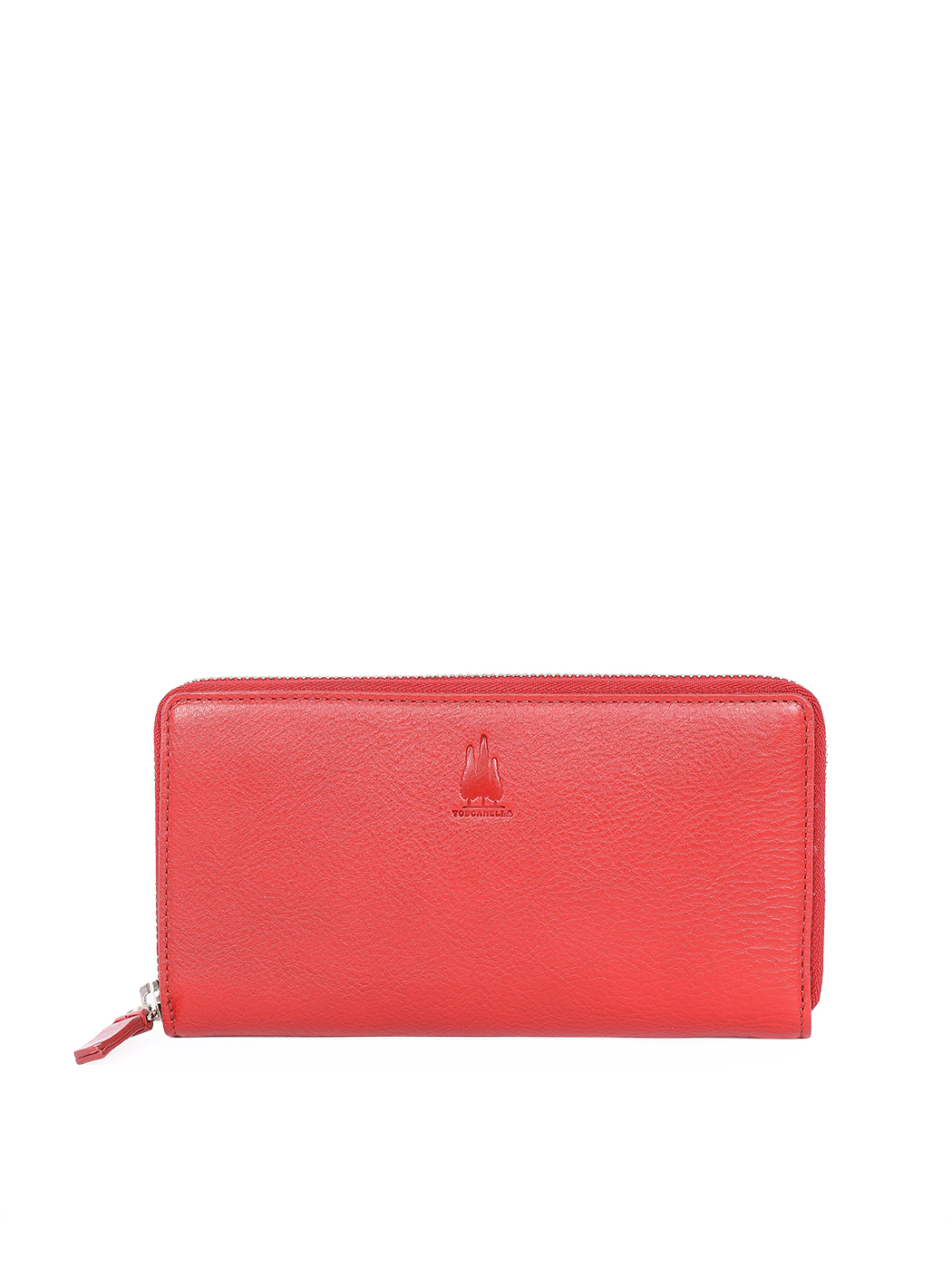 Portafoglio Zip Around Rosso