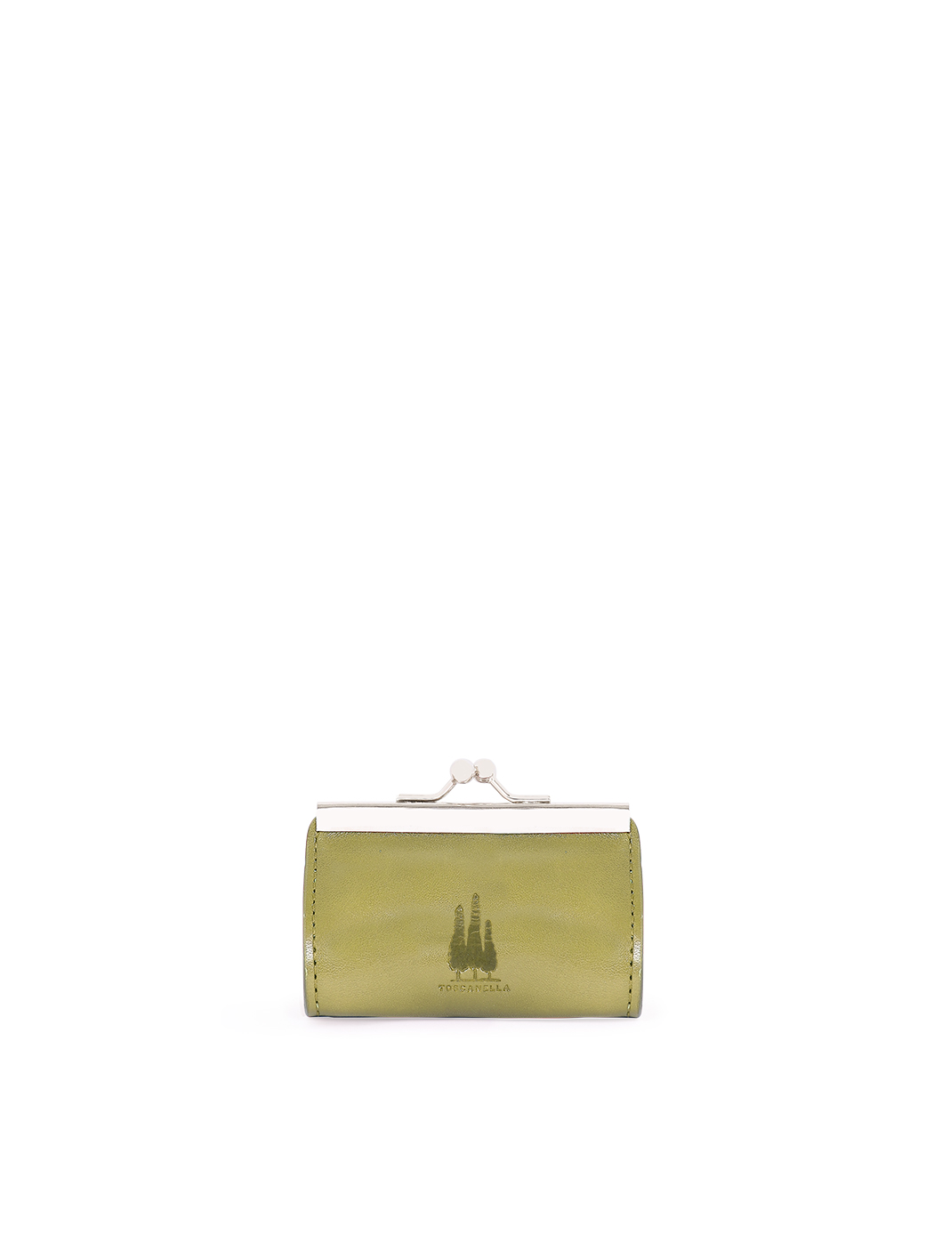 Kiss Lock Frame Coin Case Olive green