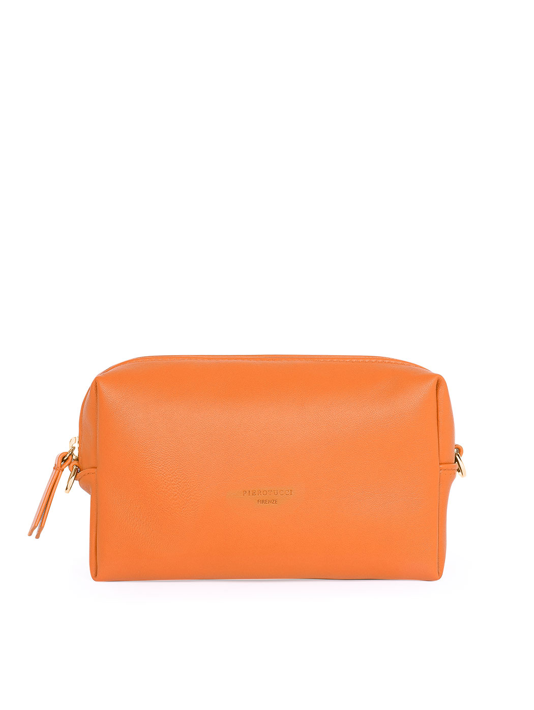 Прямоугольная сумочка с регулируемым ремнем оранжевого цвета
