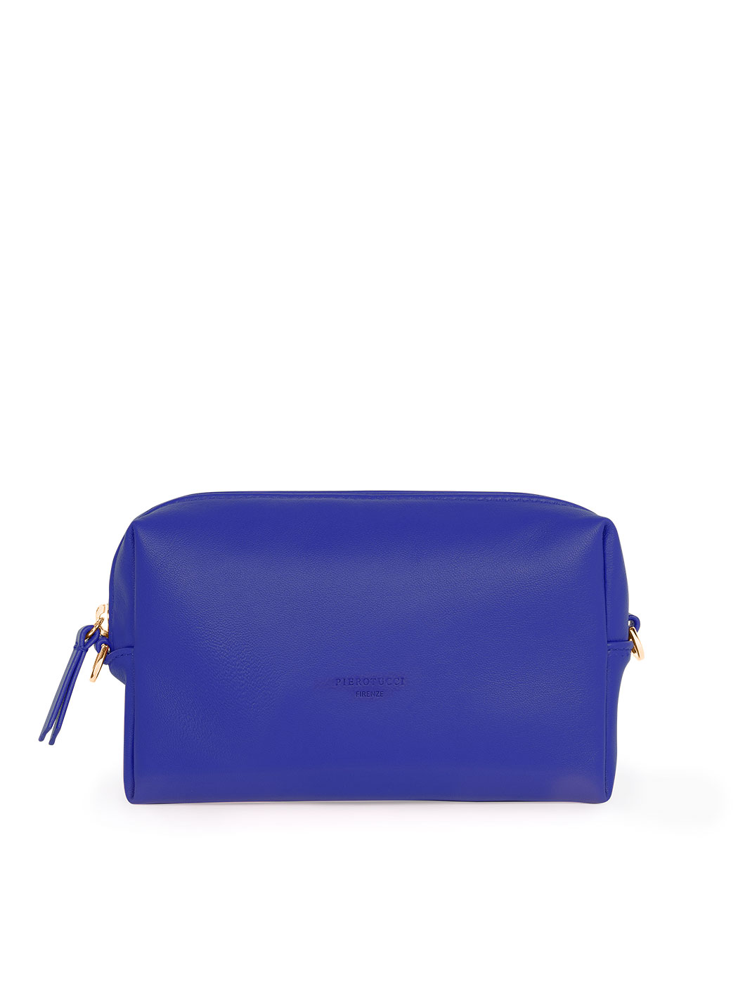 Прямоугольная сумочка с регулируемым ремнем темно - синего цвета
