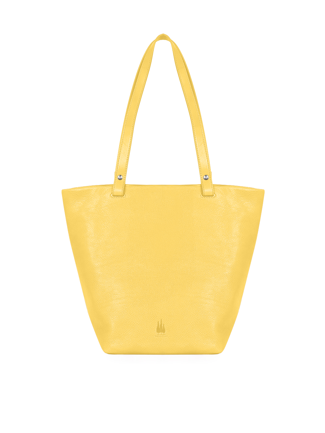 Vachetta Leather Medium Top Handle Tote Saffron