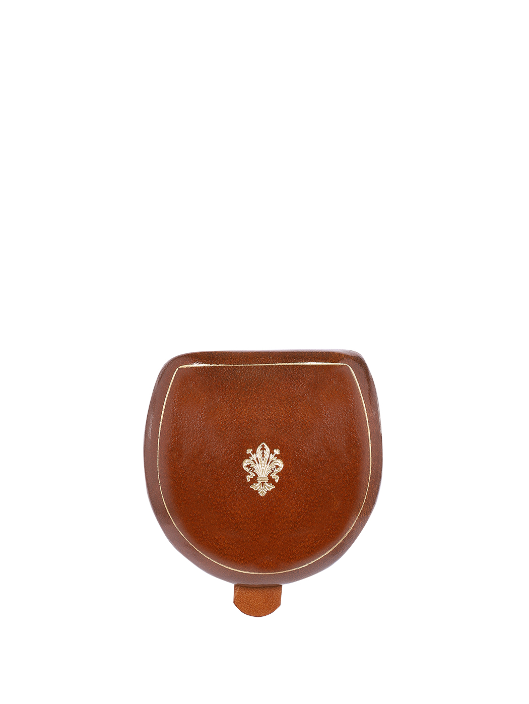 Florentine Lily Tacco Coin Holder Natural Tan