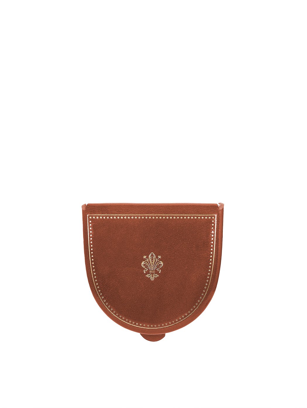 Florentine Lily Tacco Coin Pouch Natural Tan
