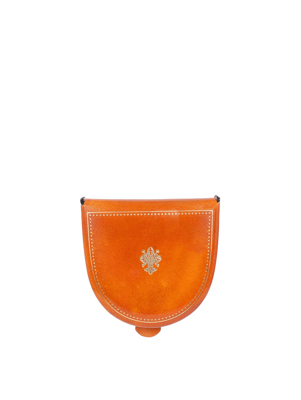 Florentine Lily Tacco Coin Pouch Orange