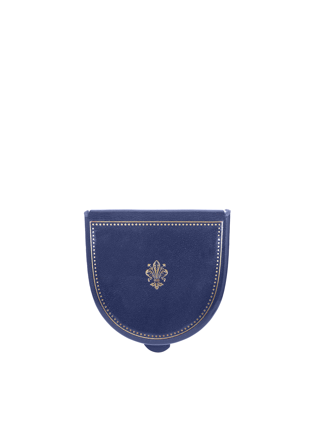 Florentine Lily Tacco Coin Pouch Blue
