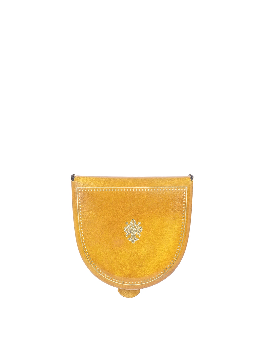 Florentine Lily Tacco Coin Pouch Yellow