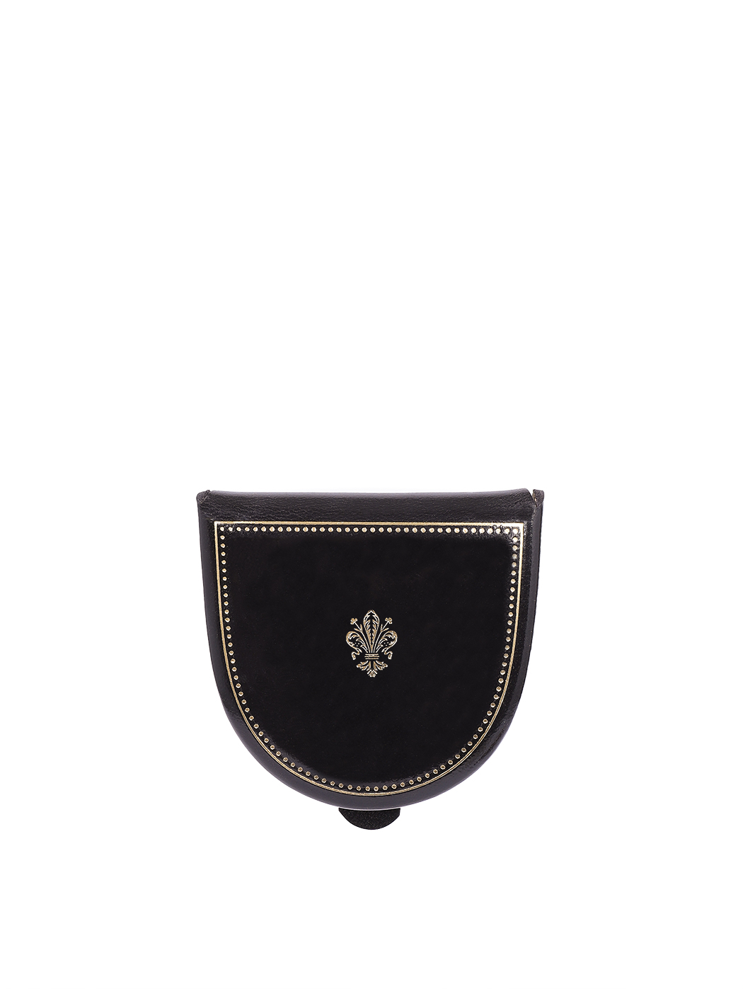 Florentine Lily Tacco Coin Pouch Black