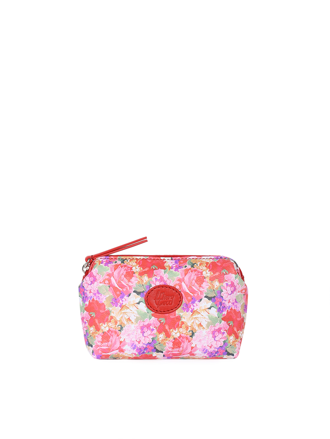 Cosmetic and Essentials Pouch - Floré Red