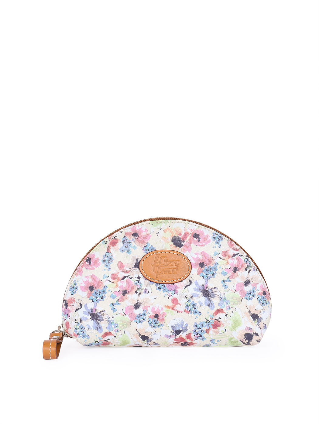 Medium Clamshell Cosmetic Case - Floré Tobacco