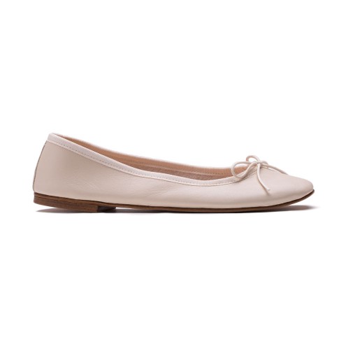 Ballet Flats Handmade - Ivory Nappa