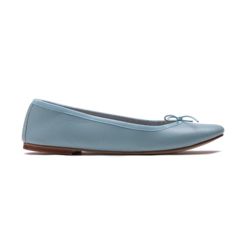 Ballet Flats Handmade- Powder Blue Nappa