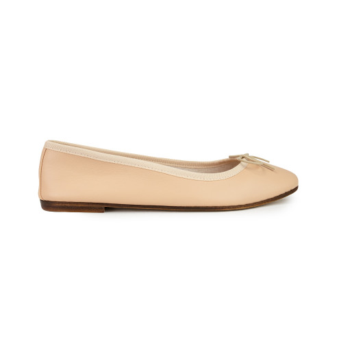 Ballet Flats Handmade - Nude Nappa