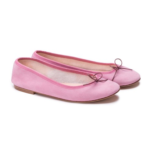 Ballerina - Rosa Antico Scamosciato 