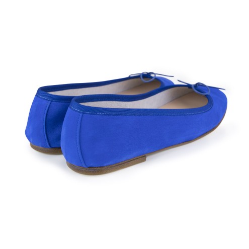 Ballet Flats Handmade - Royal Blue Suede