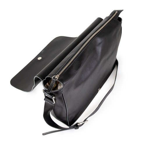 Tablet Messenger Crossbody Bag Blue