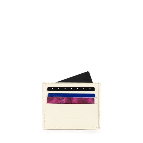 Slim Credit Card Holder Ivory
