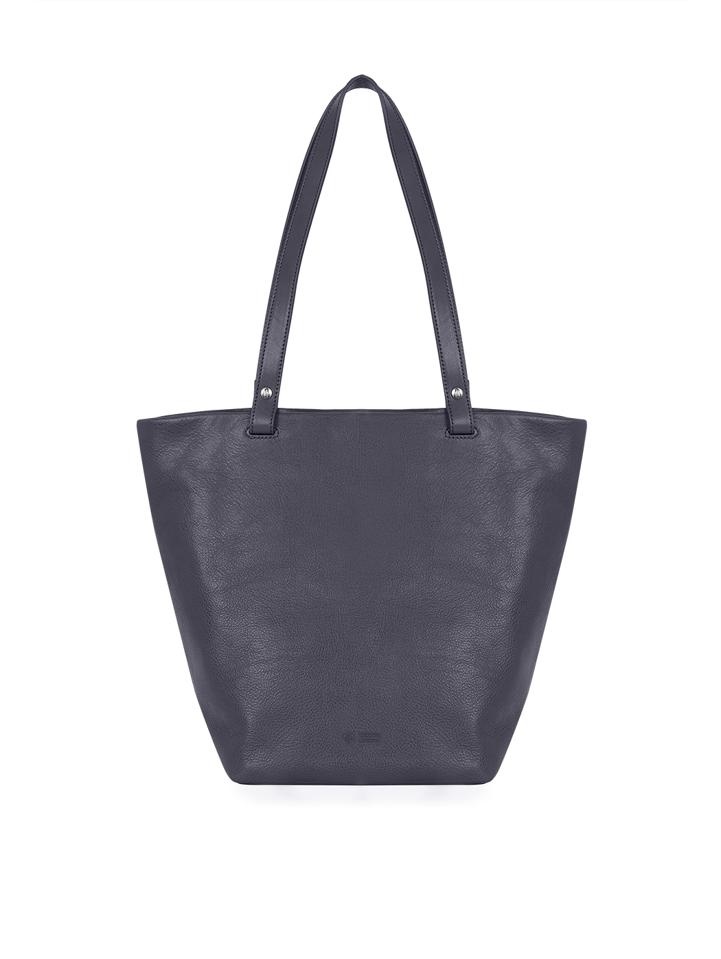 Vachetta Leather Medium Top Handle Tote Blue