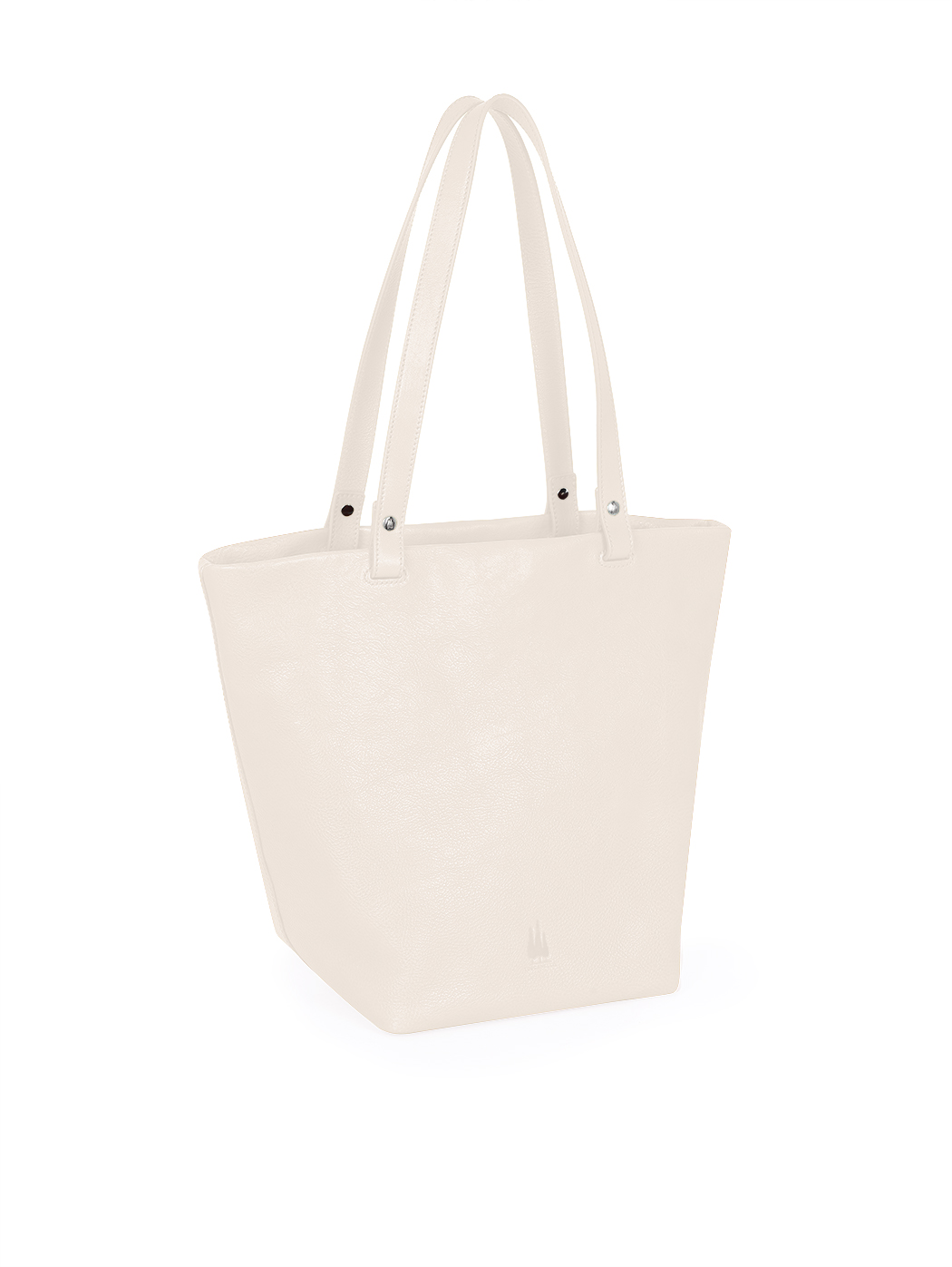 Vachetta Leather Medium Top Handle Tote Ivory
