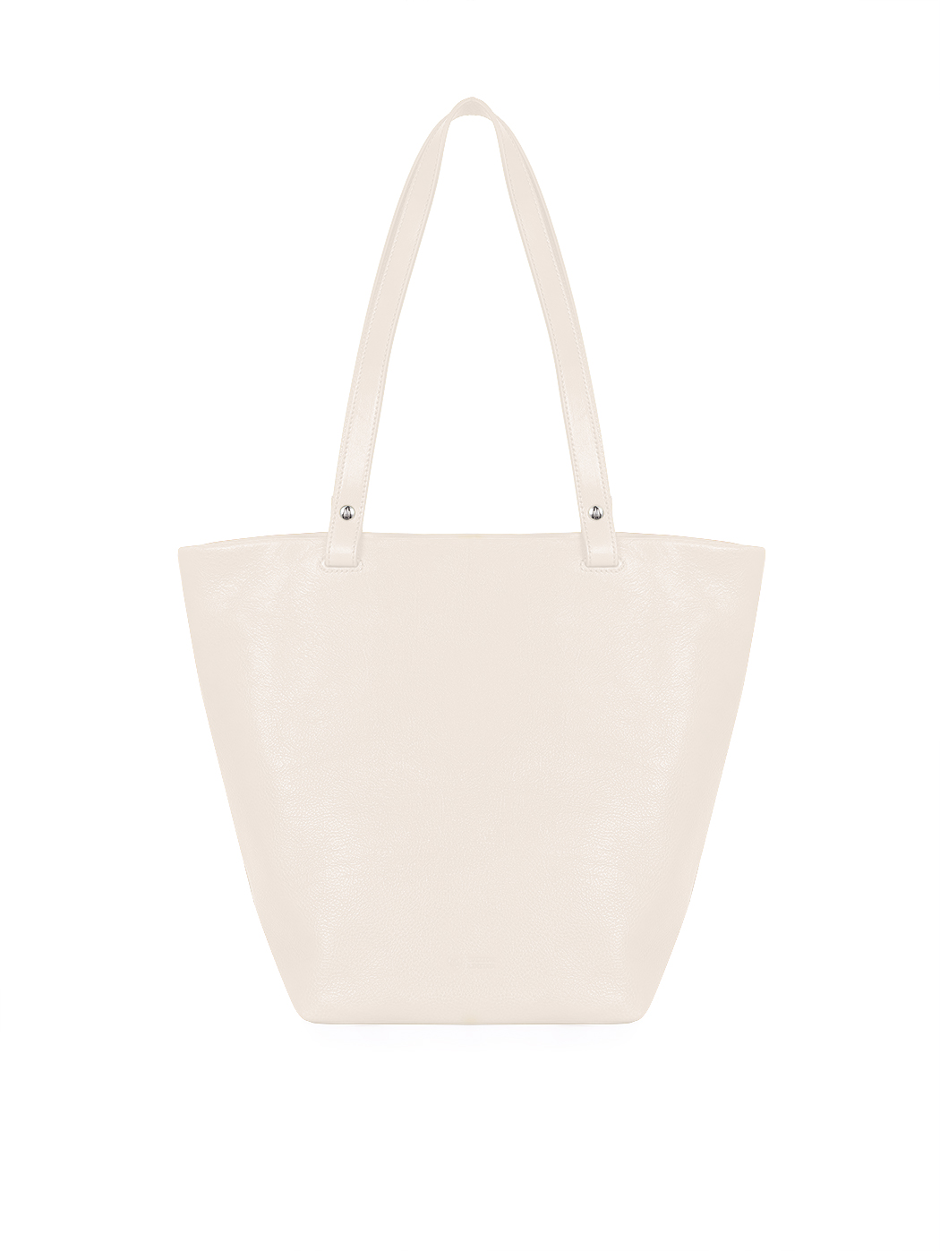Vachetta Leather Medium Top Handle Tote Ivory