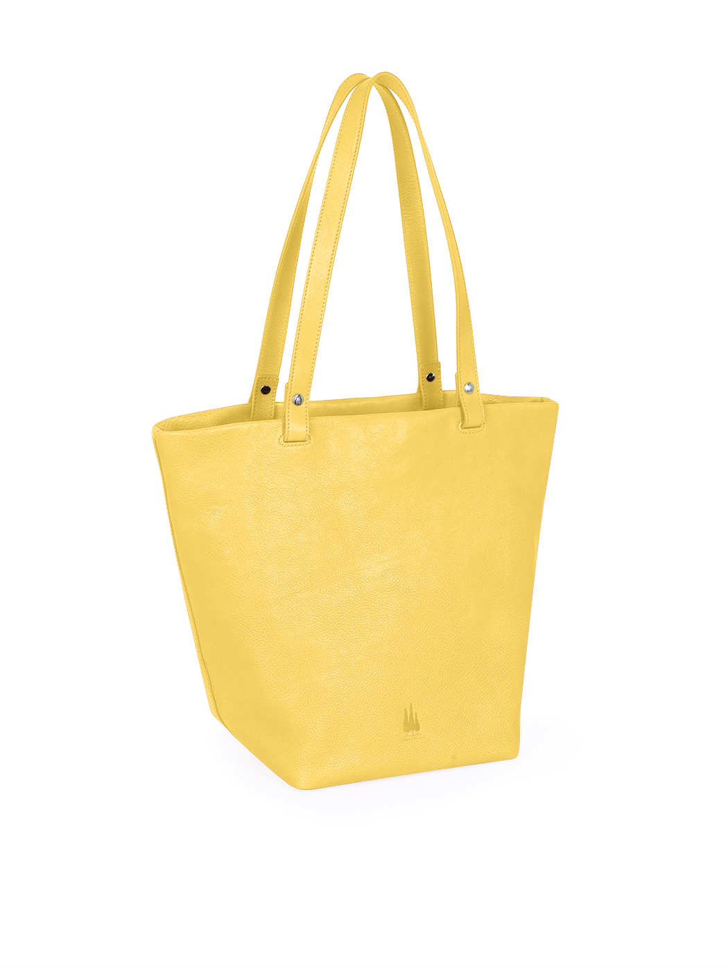 Vachetta Leather Medium Top Handle Tote Saffron