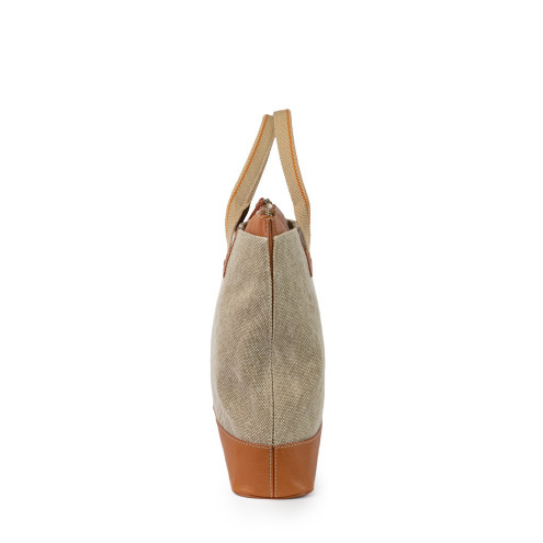 女士商务手提包 深棕色