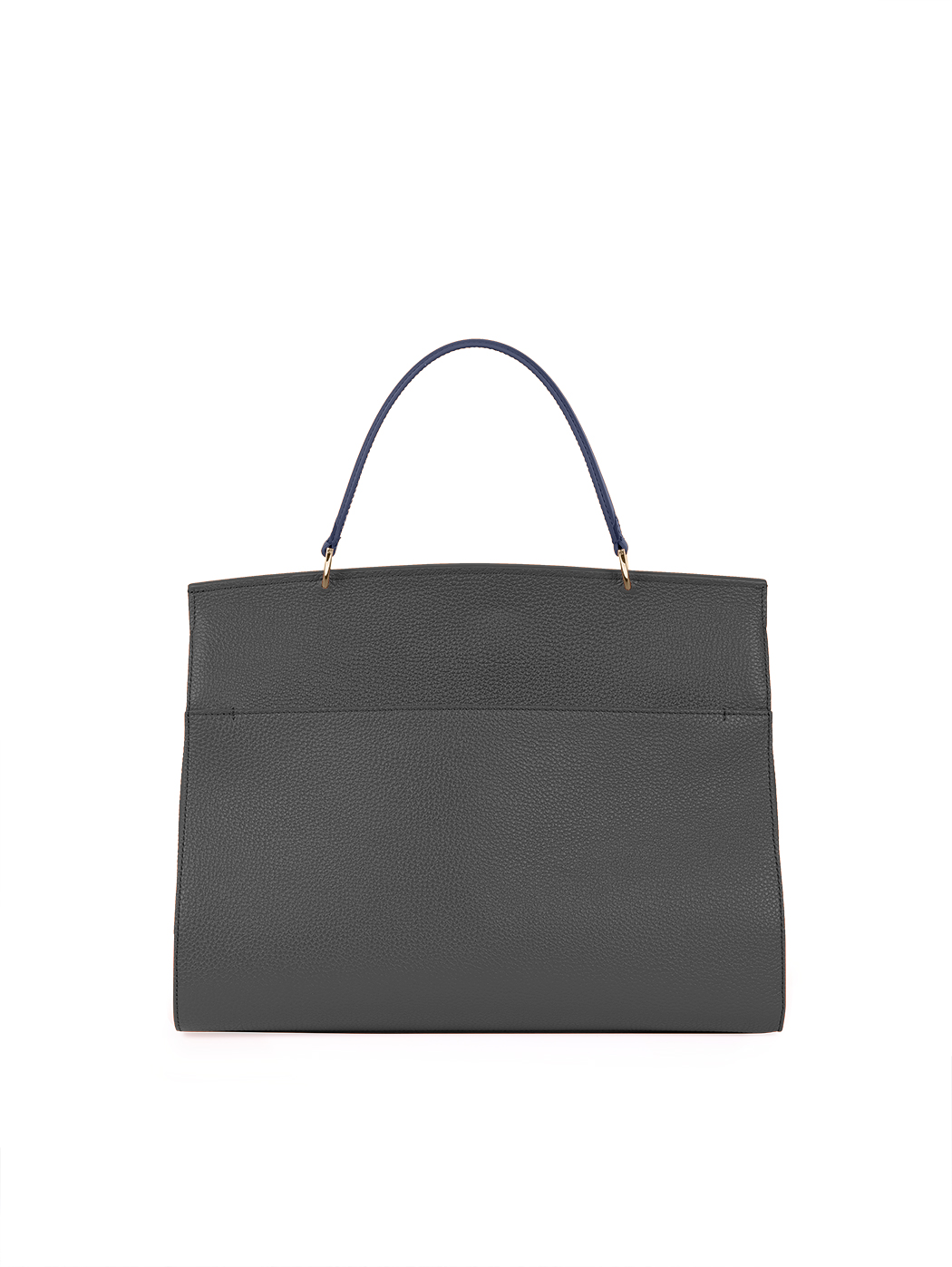 Borsa a mano anni 50 in pelle Plautilla Nero