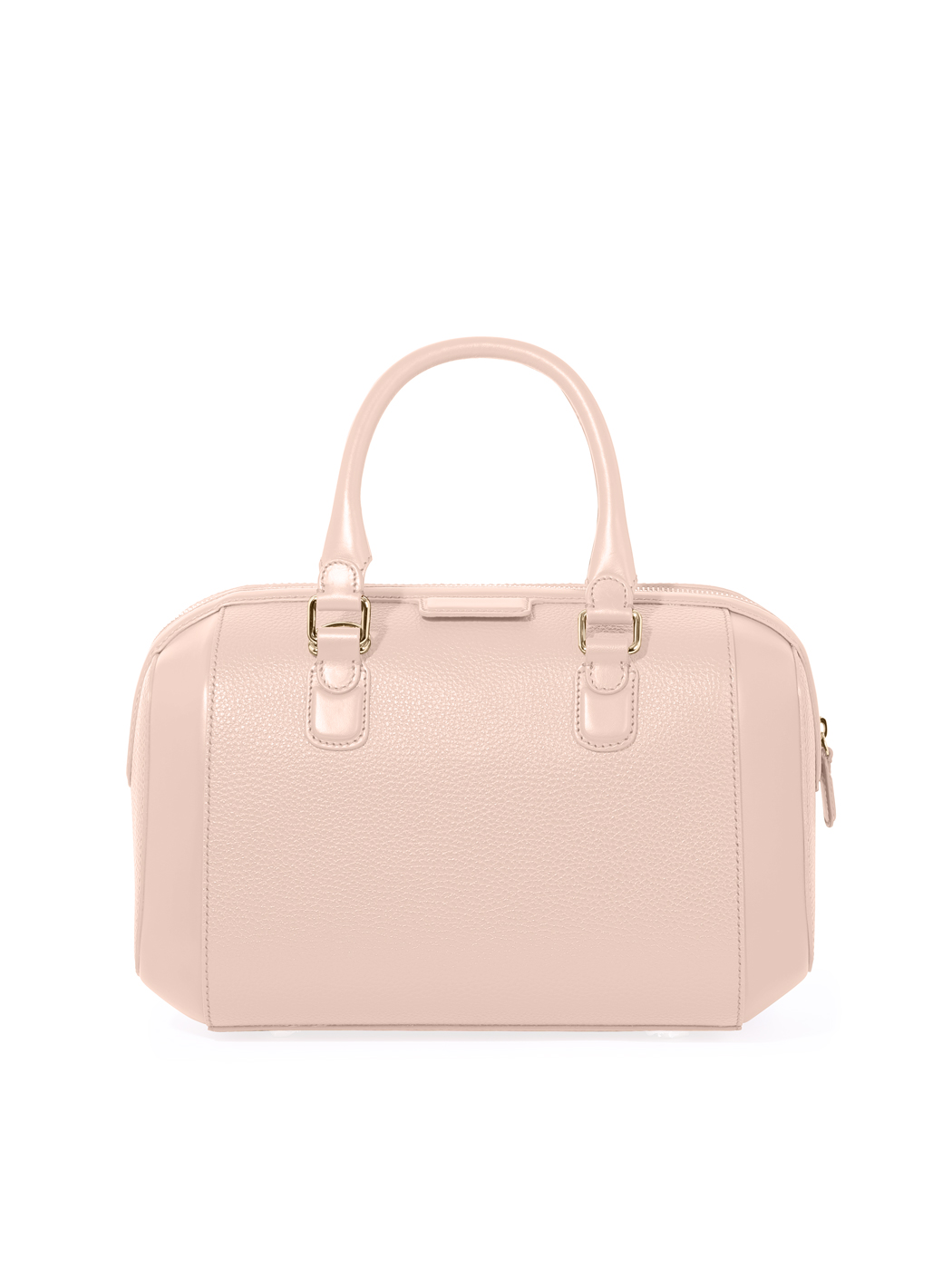 Bauletto con tracolla in pelle Amaranta - Cipria