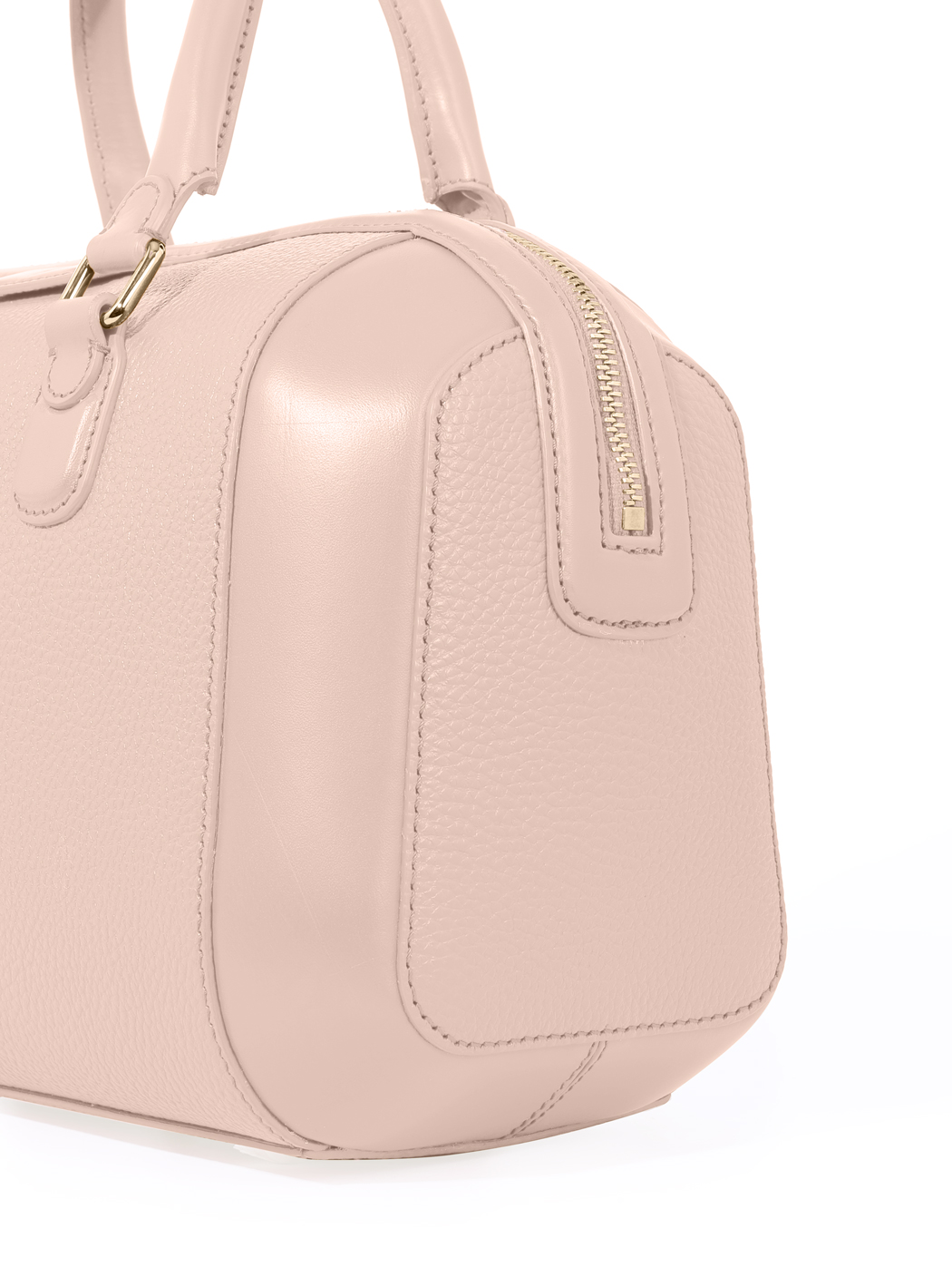 Bauletto con tracolla in pelle Amaranta - Cipria