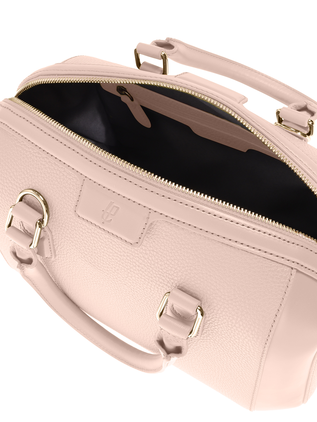 Bauletto con tracolla in pelle Amaranta - Cipria