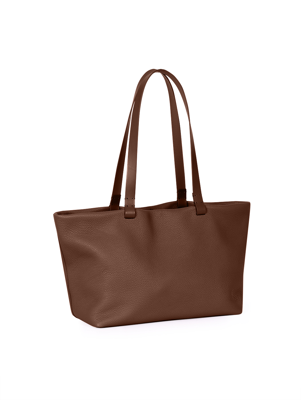 Borsa in morbida pelle Emilia - Testa di Moro