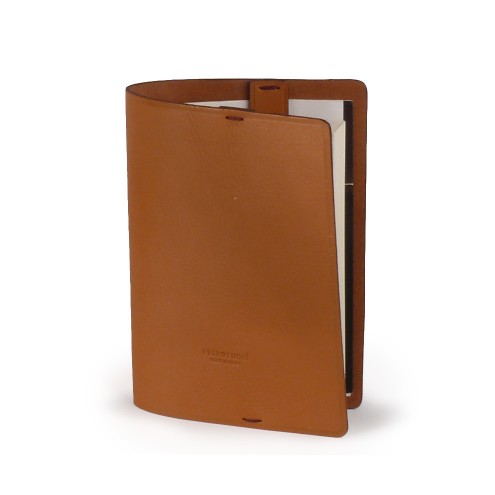 Leather Book Agenda Cover Tobacco