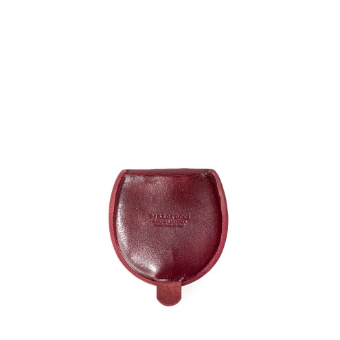 Florentine Tacco Leather Coin Holder Bordeaux