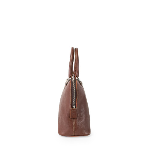 Mini Top Handle Boston Bag Dark brown