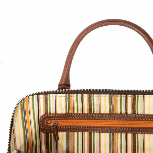 Mini Top Handle Boston Bag Dark brown